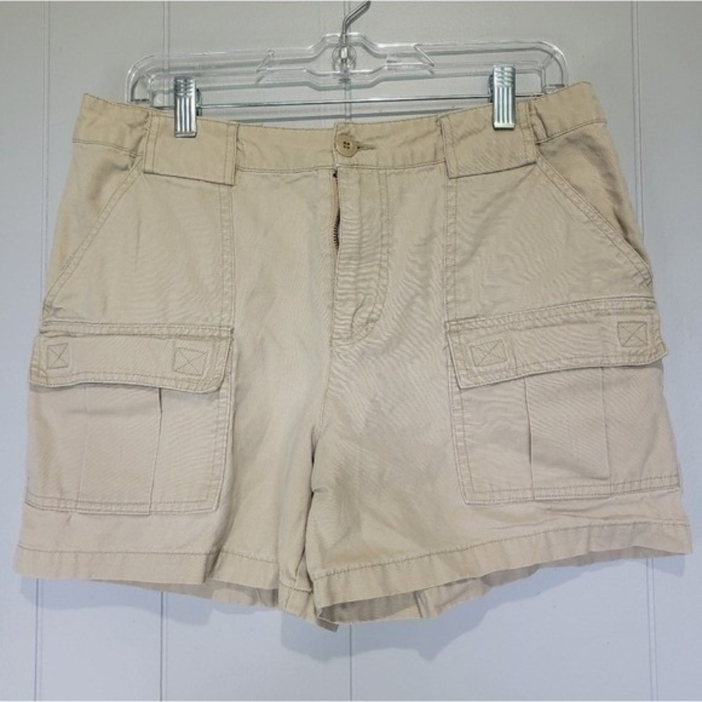 Route 66 Tan‎ Cargo Shorts Lightweight Summer Wear